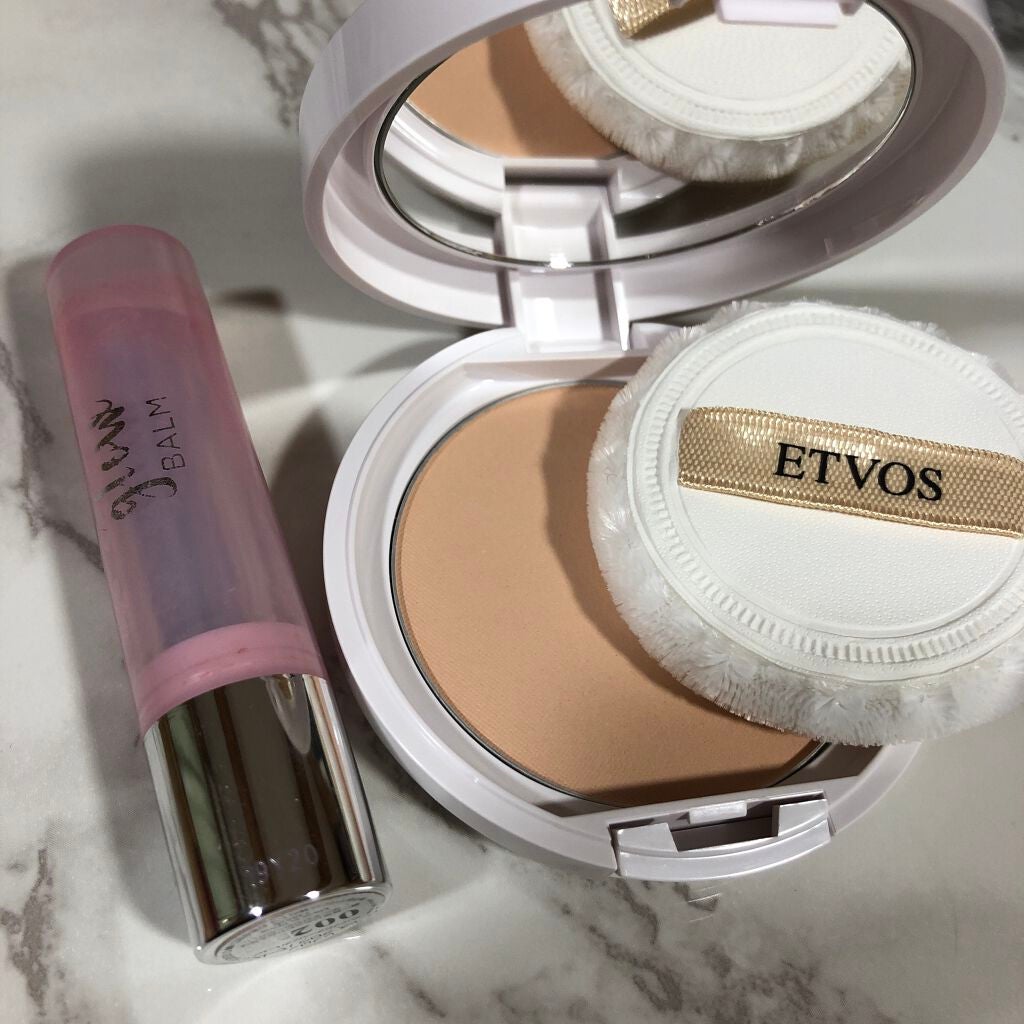 ミネラルUVベール/エトヴォス/プレストパウダーを使ったクチコミ(3枚目)