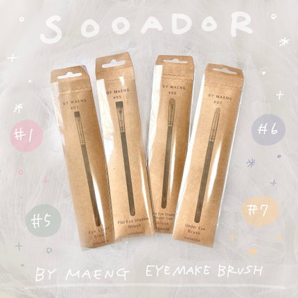 BY MAENG #01 アイライナーブラシ/SOOA DOR/メイクブラシを使ったクチコミ(1枚目)