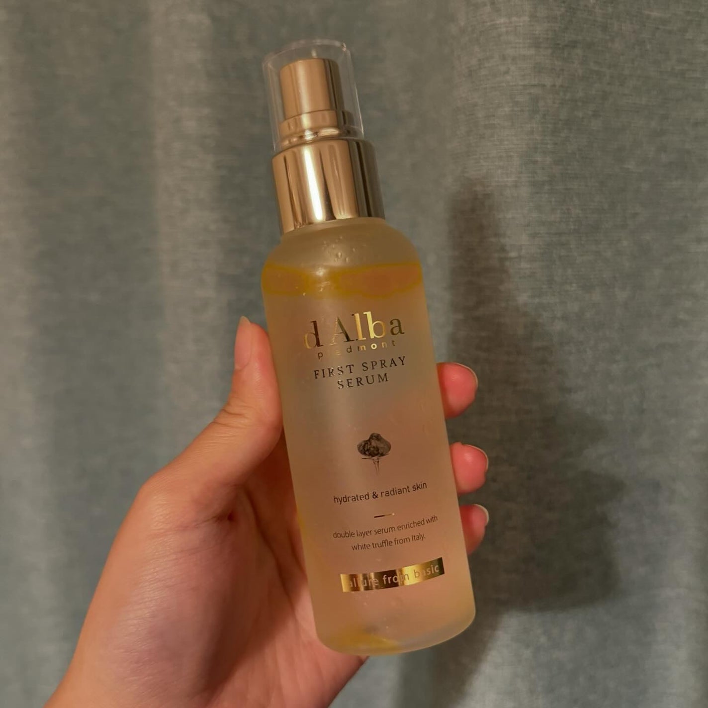 ダルバ ホワイトトリュフファーストスプレーセラム/ダルバ/ミスト状化粧水を使ったクチコミ(2枚目)
