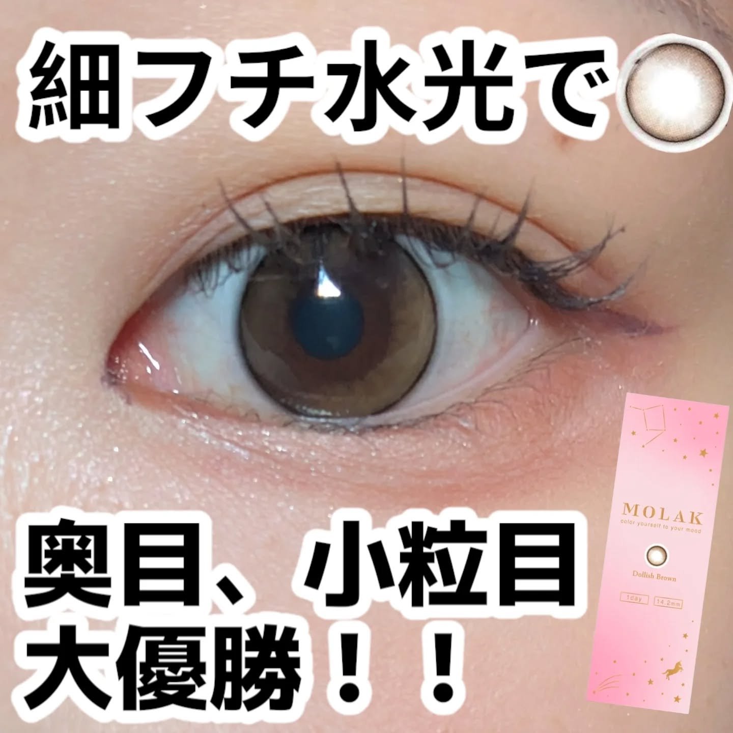 MOLAK 1day/MOLAK/ワンデー（１DAY）カラコンを使ったクチコミ（1枚目）