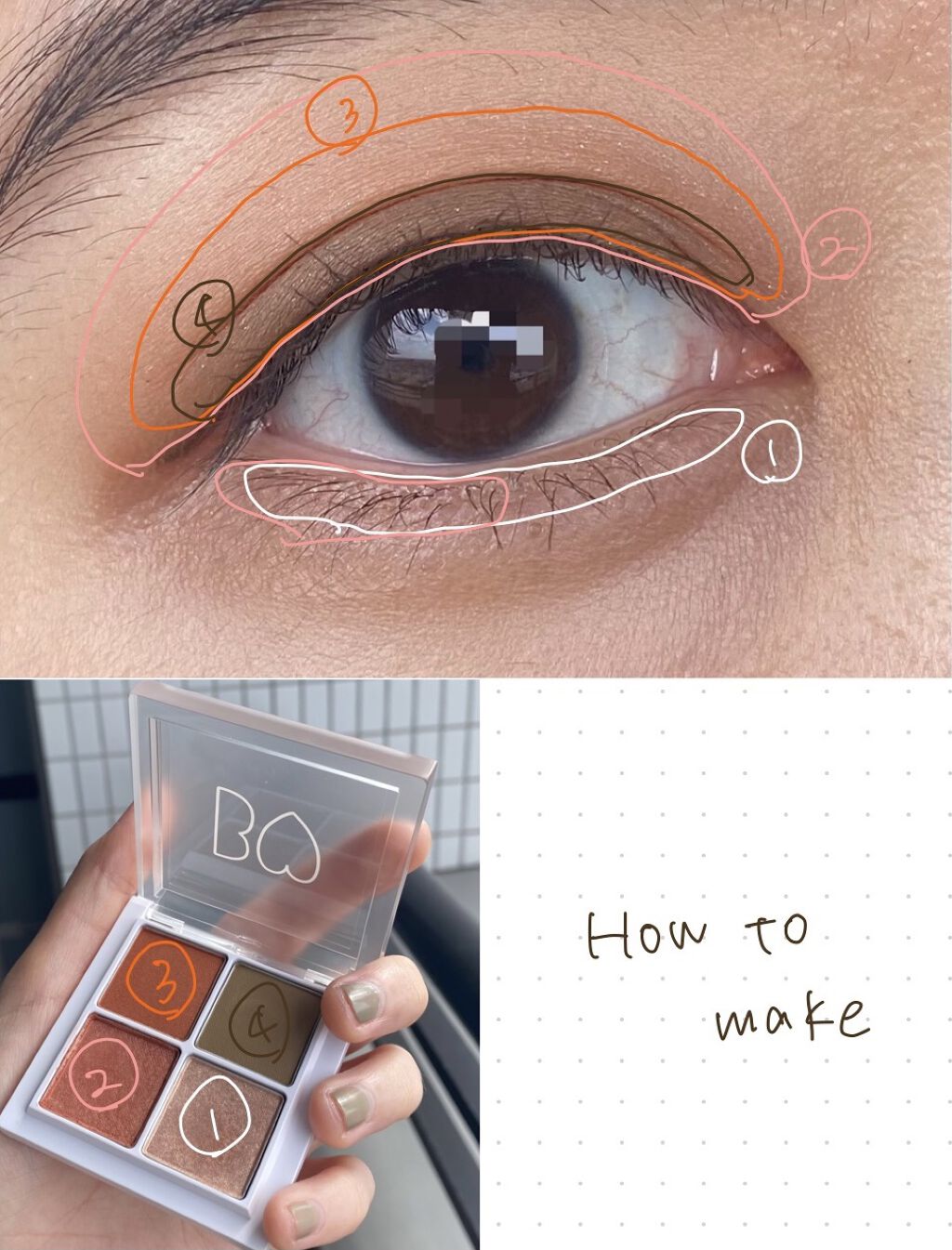 THE アイパレR/b idol/アイシャドウパレットを使ったクチコミ（2枚目）