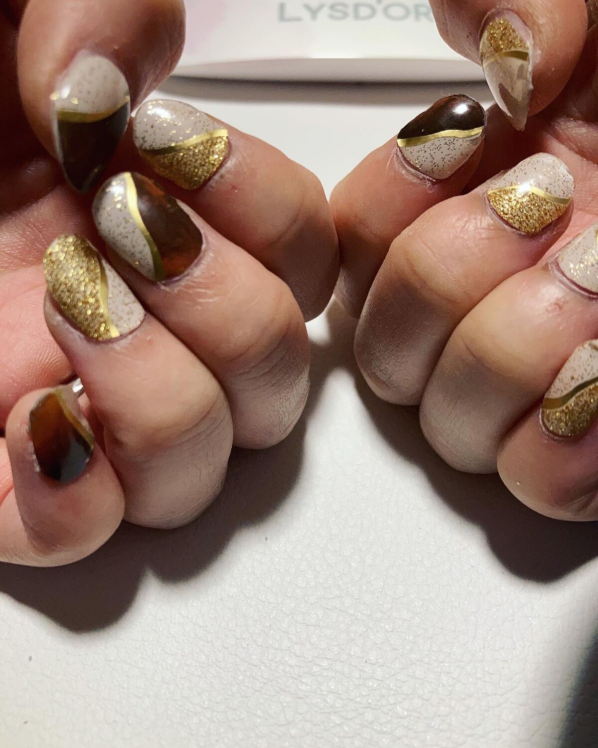 セミキュアジェルネイルシール ハンド用/LYSD’OR/ネイルシールを使ったクチコミ(2枚目)