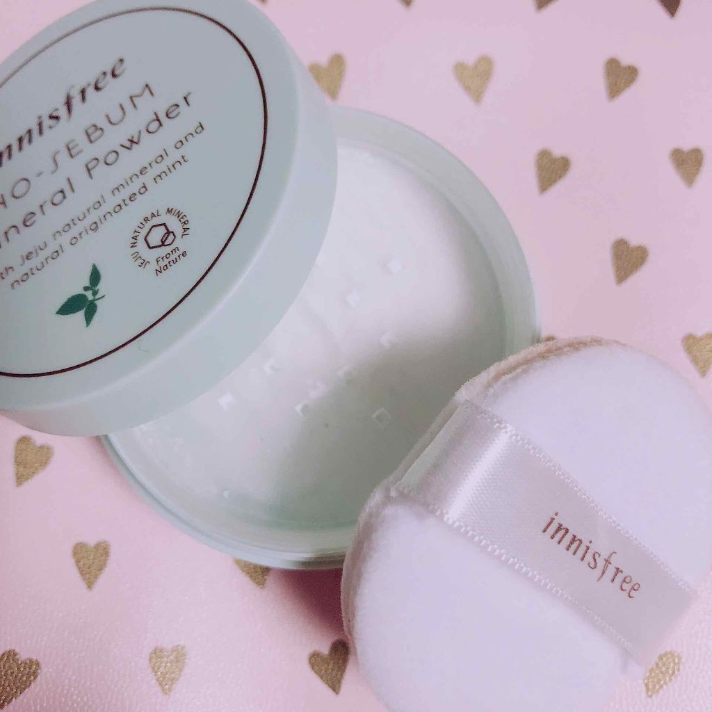 ノーセバム ミネラルパウダー/innisfree/ルースパウダーを使ったクチコミ(2枚目)