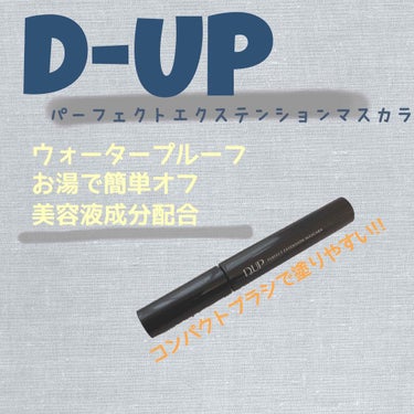 【旧品】パーフェクトエクステンション マスカラ/D-UP/マスカラを使ったクチコミ（1枚目）