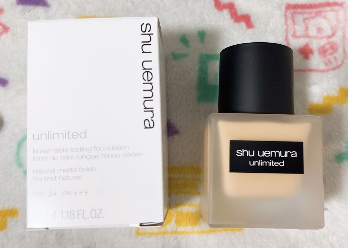 （旧）アンリミテッド ラスティング フルイド/shu uemura/リキッドファンデーションを使ったクチコミ（1枚目）