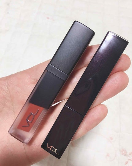 エキスパートカラーリップキューブフルイドベルベット/VDL/口紅を使ったクチコミ(3枚目)
