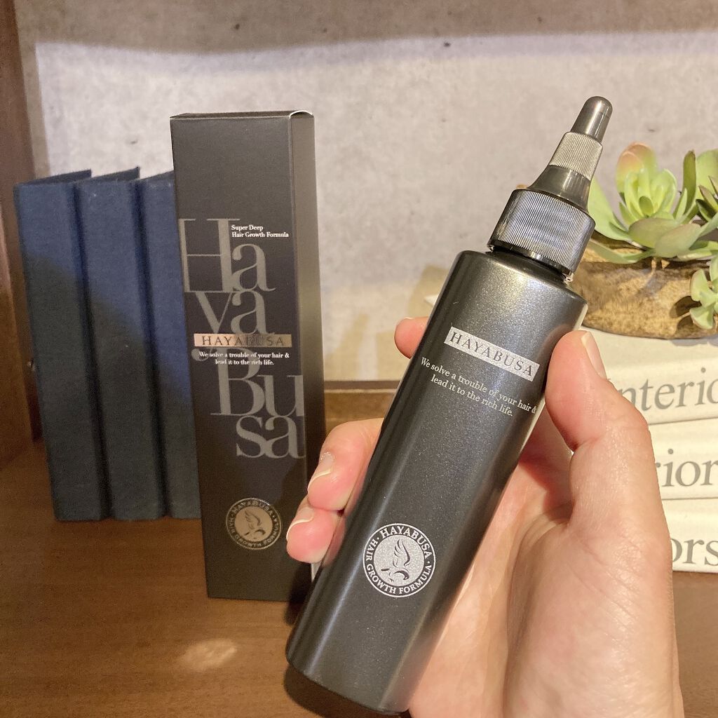 超濃密育毛剤 HAYABUSA/HAYABUSA/頭皮ローションを使ったクチコミ(2枚目)