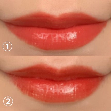 ジューシーラスティングティント/rom&nd/リップティントを使ったクチコミ(3枚目)