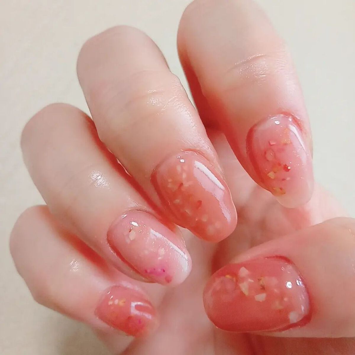 ジェルネイル（ライト対応）/セリア/ジェルネイルを使ったクチコミ（3枚目）