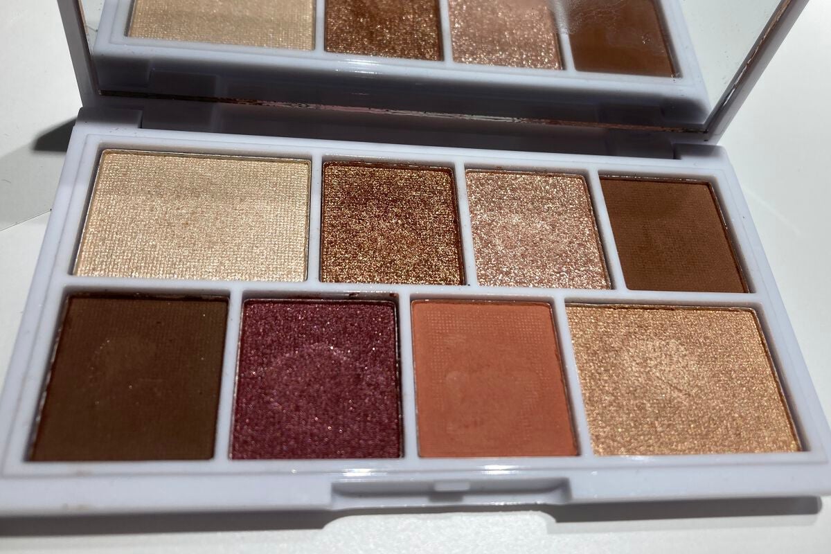 ミニチョコレートアイシャドウパレット/MAKEUP REVOLUTION/アイシャドウパレットを使ったクチコミ(1枚目)