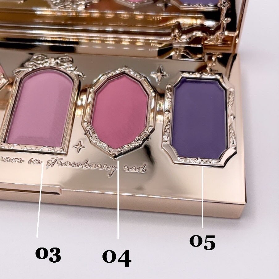 ストロベリーロココ アイシャドウパレット/FlowerKnows/アイシャドウパレットを使ったクチコミ(8枚目)