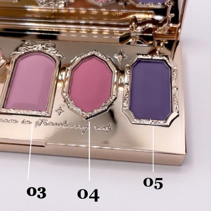 ストロベリーロココ アイシャドウパレット/FlowerKnows/アイシャドウパレットを使ったクチコミ(8枚目)