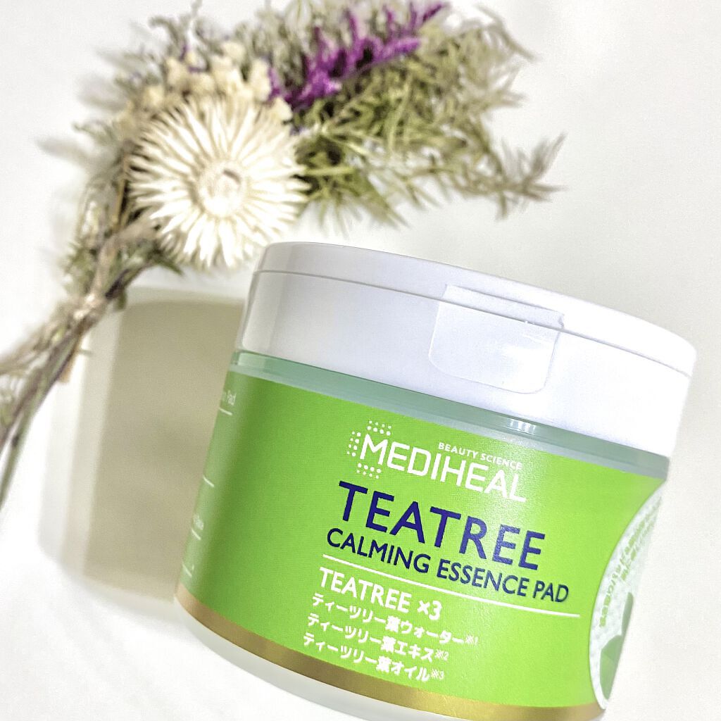 ティーツリーカーミングエッセンスパッド/MEDIHEAL/トナーパッドを使ったクチコミ（2枚目）