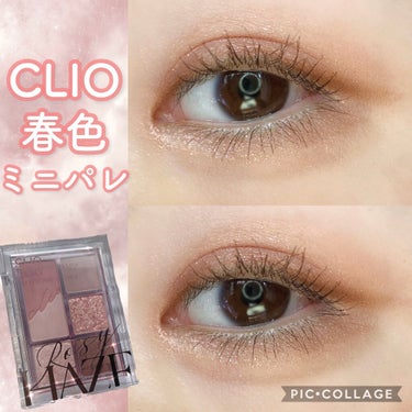 プロ アイパレット ミニ/CLIO/パウダーアイシャドウを使ったクチコミ（1枚目）