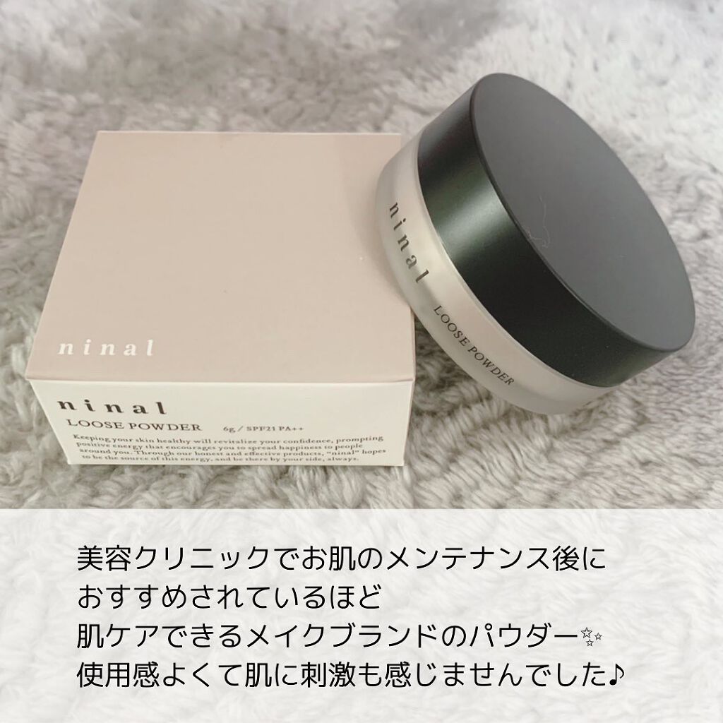 ninal ルースパウダー/ninal/ルースパウダーを使ったクチコミ(5枚目)