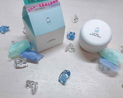 レッツスキン ホワイト ミルククリーム/SHINBEE JAPAN /フェイスクリームを使ったクチコミ(1枚目)