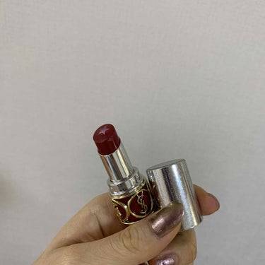 ルージュ ヴォリュプテ ロックシャイン N°12 ロックステージ レッド/YVES SAINT LAURENT BEAUTE/口紅を使ったクチコミ（1枚目）