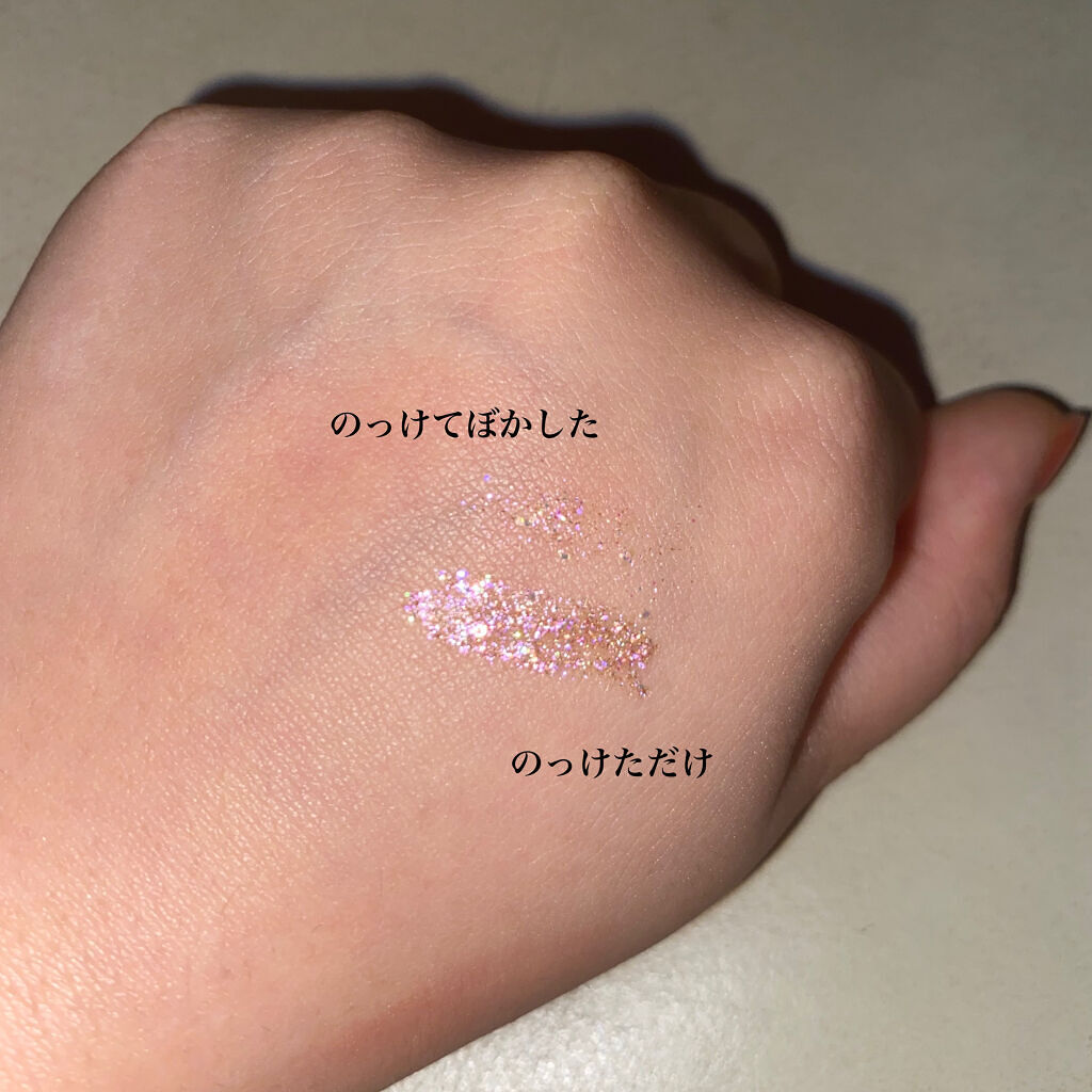 リキッド グリッター シャドウ/rom&nd/グリッターを使ったクチコミ（2枚目）