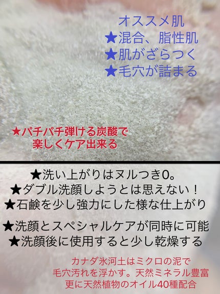 カナディアンクレイ ポア クレンザー/NEOGEN/洗い流すパック・マスクを使ったクチコミ(4枚目)