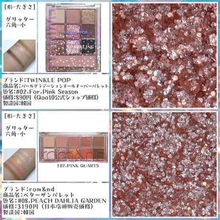 ベターザンパレット/rom&nd/アイシャドウパレットを使ったクチコミ(3枚目)