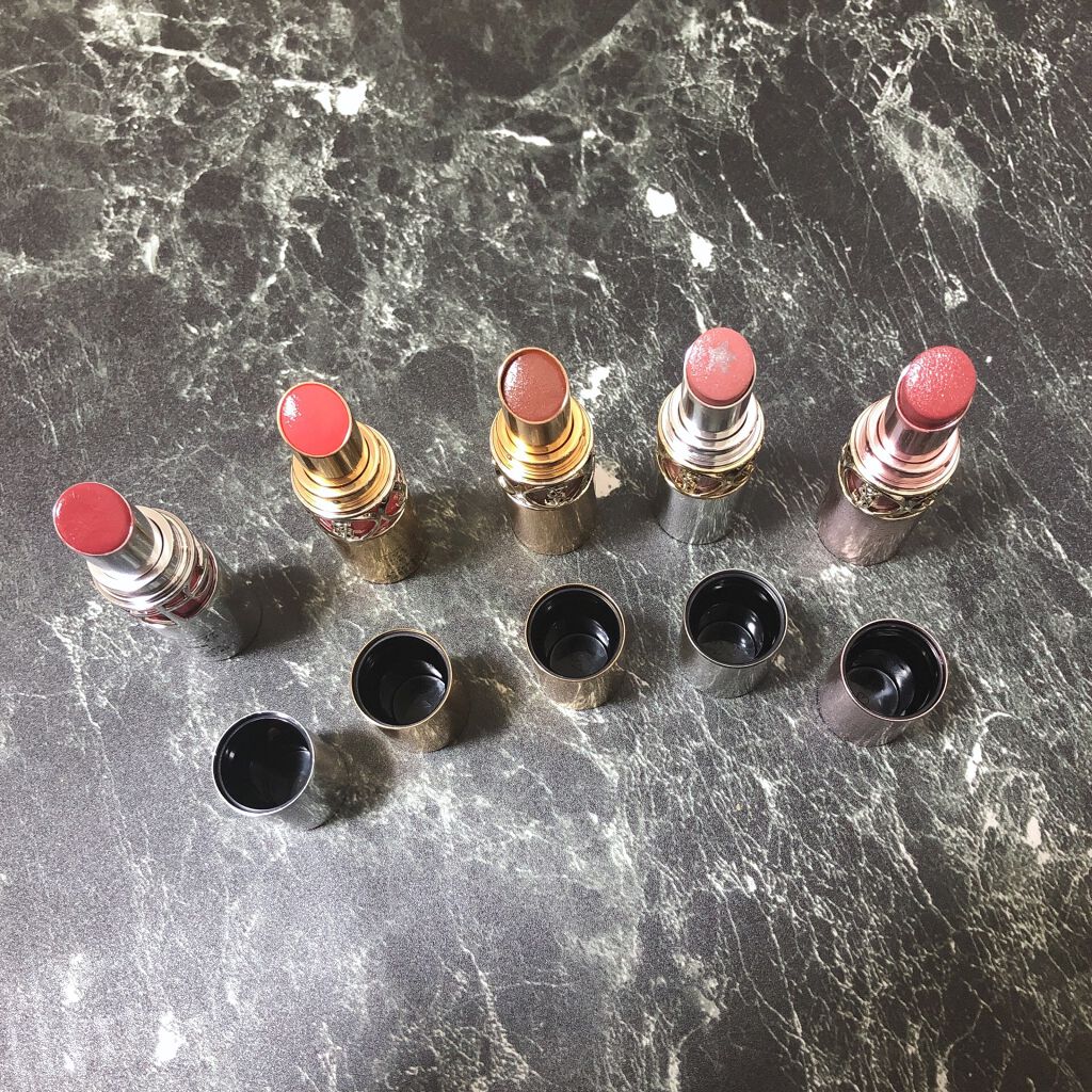 ルージュ ヴォリュプテ シャイン/YVES SAINT LAURENT BEAUTE/口紅を使ったクチコミ(7枚目)