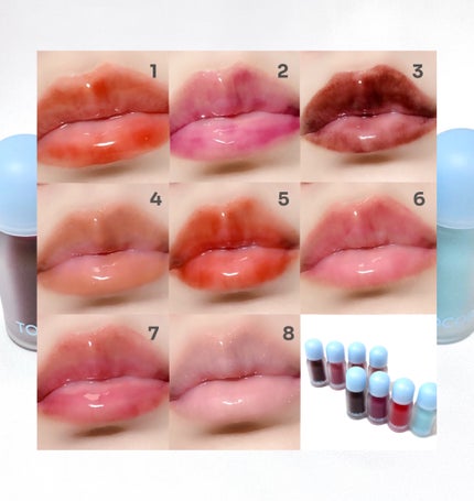 ジューシーベリープランピングリップオイル/TOCOBO/リップグロスを使ったクチコミ(2枚目)