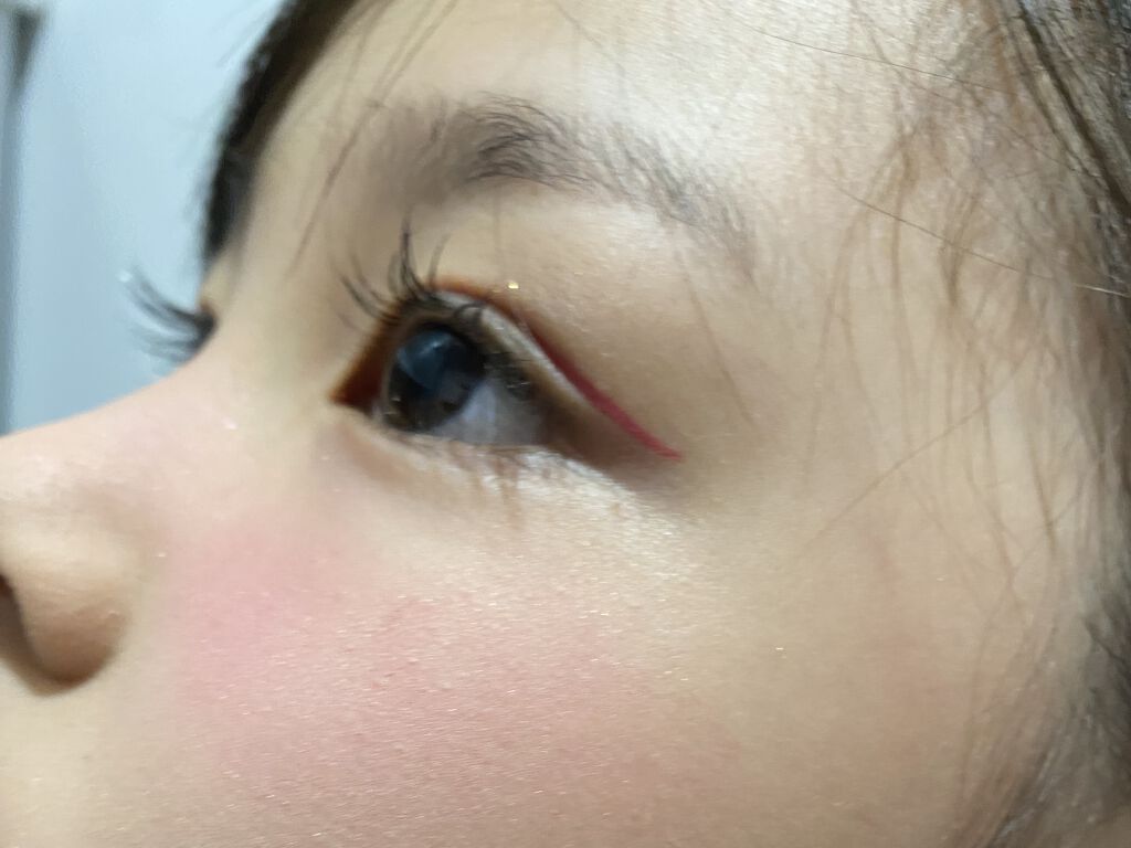 EYE OPENING LINER PINK/UZU BY FLOWFUSHI/リキッドアイライナーを使ったクチコミ（1枚目）