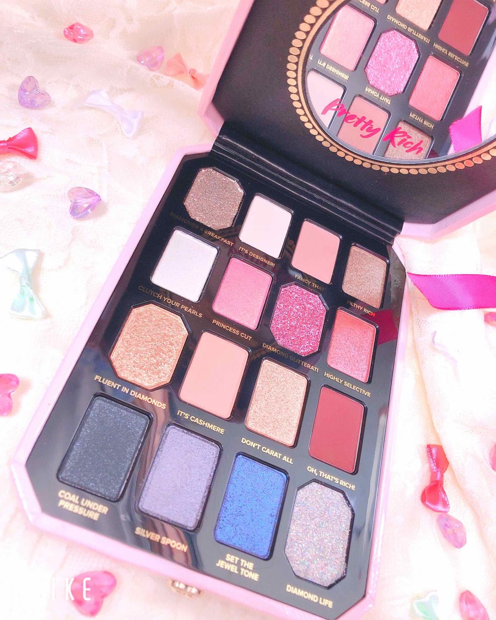 プリティーリッチ ダイアモンドライトアイシャドウパレット/Too Faced/アイシャドウパレットを使ったクチコミ(2枚目)