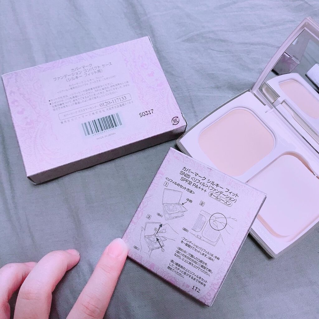 シルキー フィット/COVERMARK/パウダーファンデーションを使ったクチコミ（3枚目）