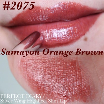 スポットライトシャイニーモイストスリムリップスティック/PERFECT DIARY/口紅を使ったクチコミ(7枚目)