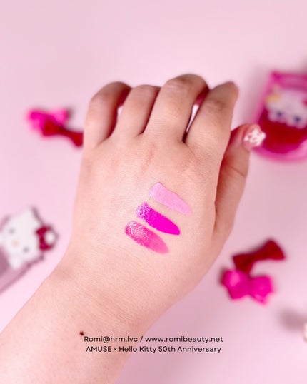 リップ&チークセルフォン/AMUSE/口紅を使ったクチコミ(4枚目)