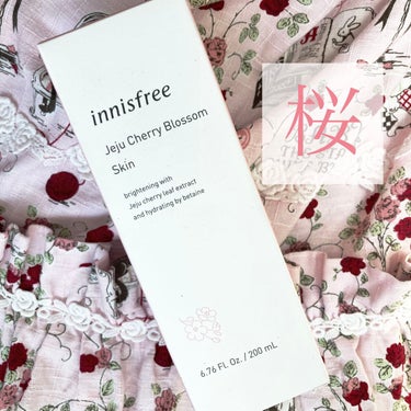 innisfree チェリーブロッサム スキンのクチコミ「innisfree チェリーブロッサム スキン

初めてのinnisfree❣️
桜の香りが上.....」（1枚目）