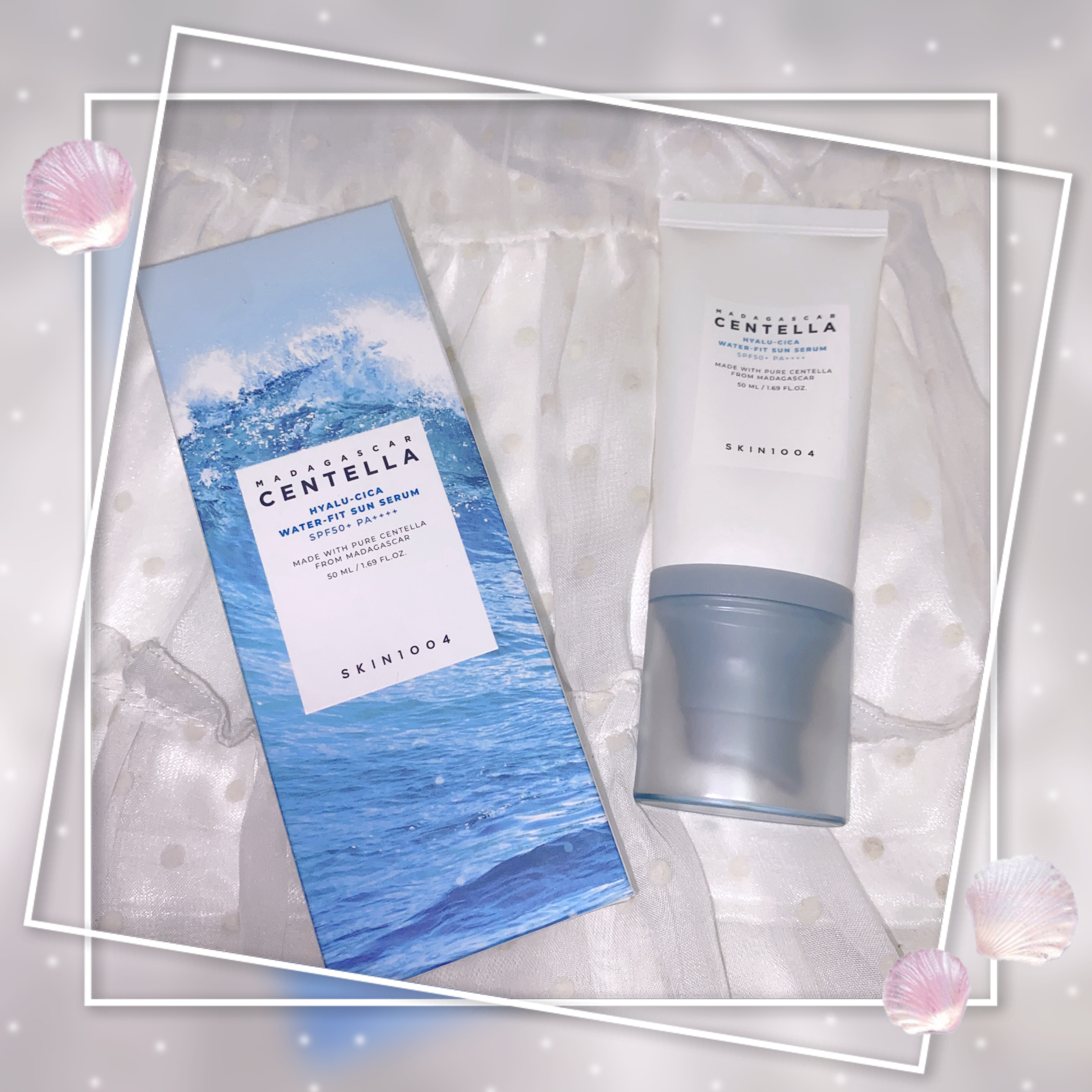 ヒアルーシカ ウォーターフィット サンセラム/SKIN1004/日焼け止めローションを使ったクチコミ（3枚目）