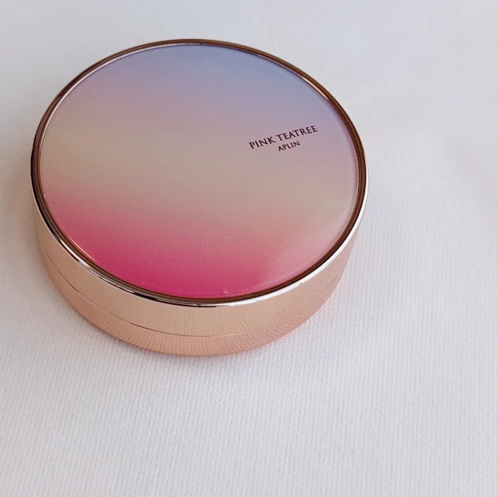 ピンクティーツリーカバーアップグロウクッション/APLIN/クッションファンデーションを使ったクチコミ（1枚目）