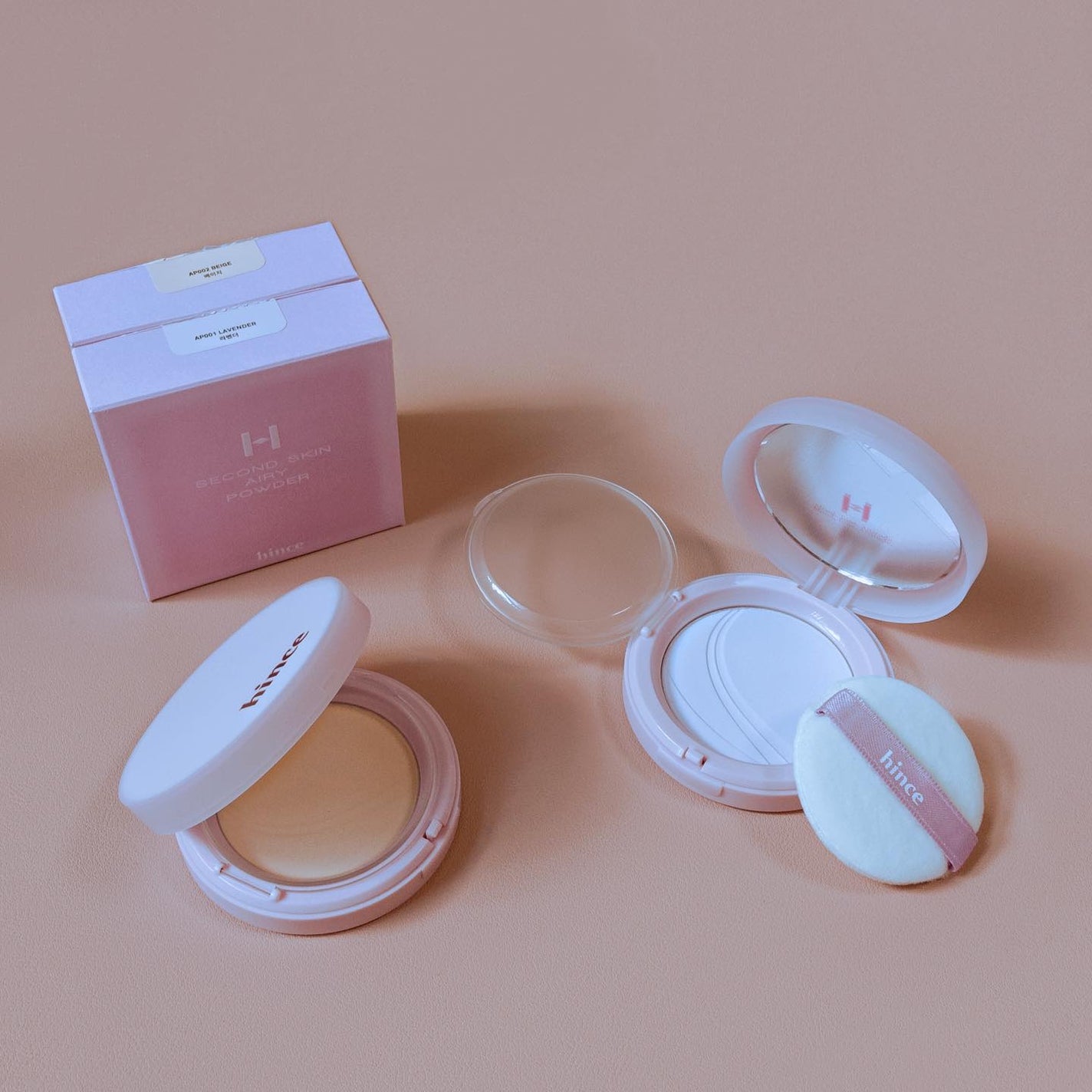 セカンドスキンエアリーパウダー/hince/プレストパウダーを使ったクチコミ(6枚目)