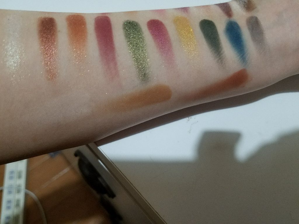 Revolution x Tammi Tropical Paradise Palette/MAKEUP REVOLUTION/アイシャドウパレットを使ったクチコミ(4枚目)