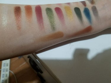 Revolution x Tammi Tropical Paradise Palette/MAKEUP REVOLUTION/パウダーアイシャドウを使ったクチコミ（4枚目）