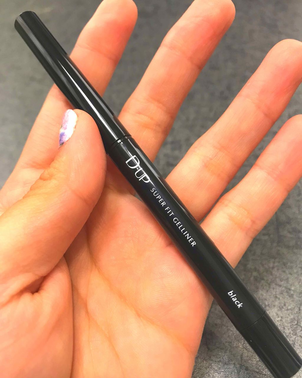 スーパーフィットジェルライナー ブラック/D-UP/ジェルアイライナーを使ったクチコミ（3枚目）