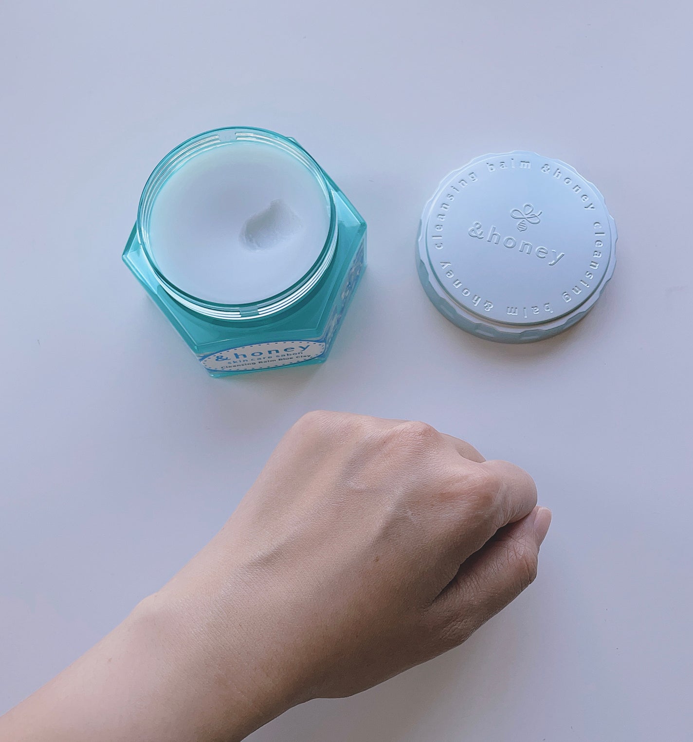 アンドハニー サボン クレンジングバーム ブルークレイ/&honey/クレンジングバームを使ったクチコミ(9枚目)