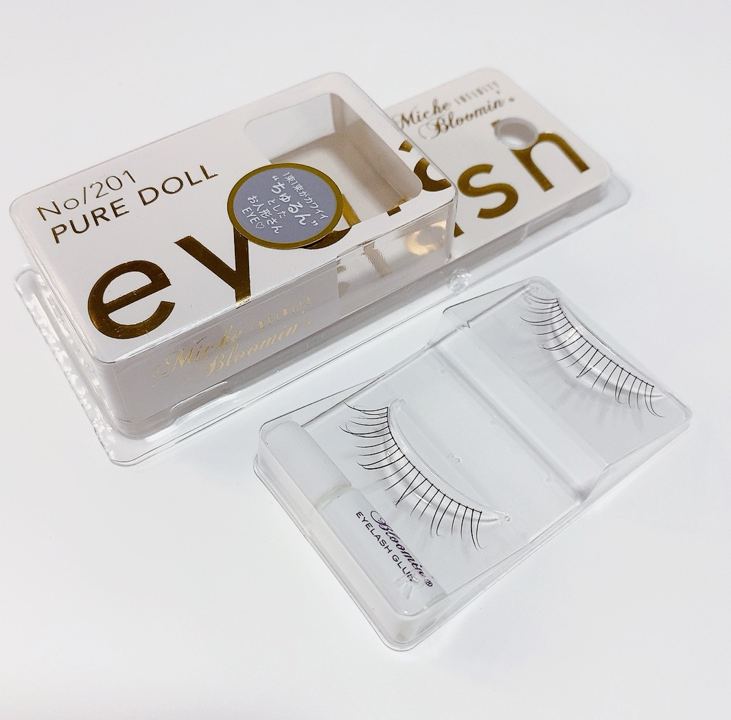 ミッシュブルーミン アイラッシュ インフィニティライン NO.201 ピュアドール/ミッシュブルーミン/つけまつげを使ったクチコミ（3枚目）