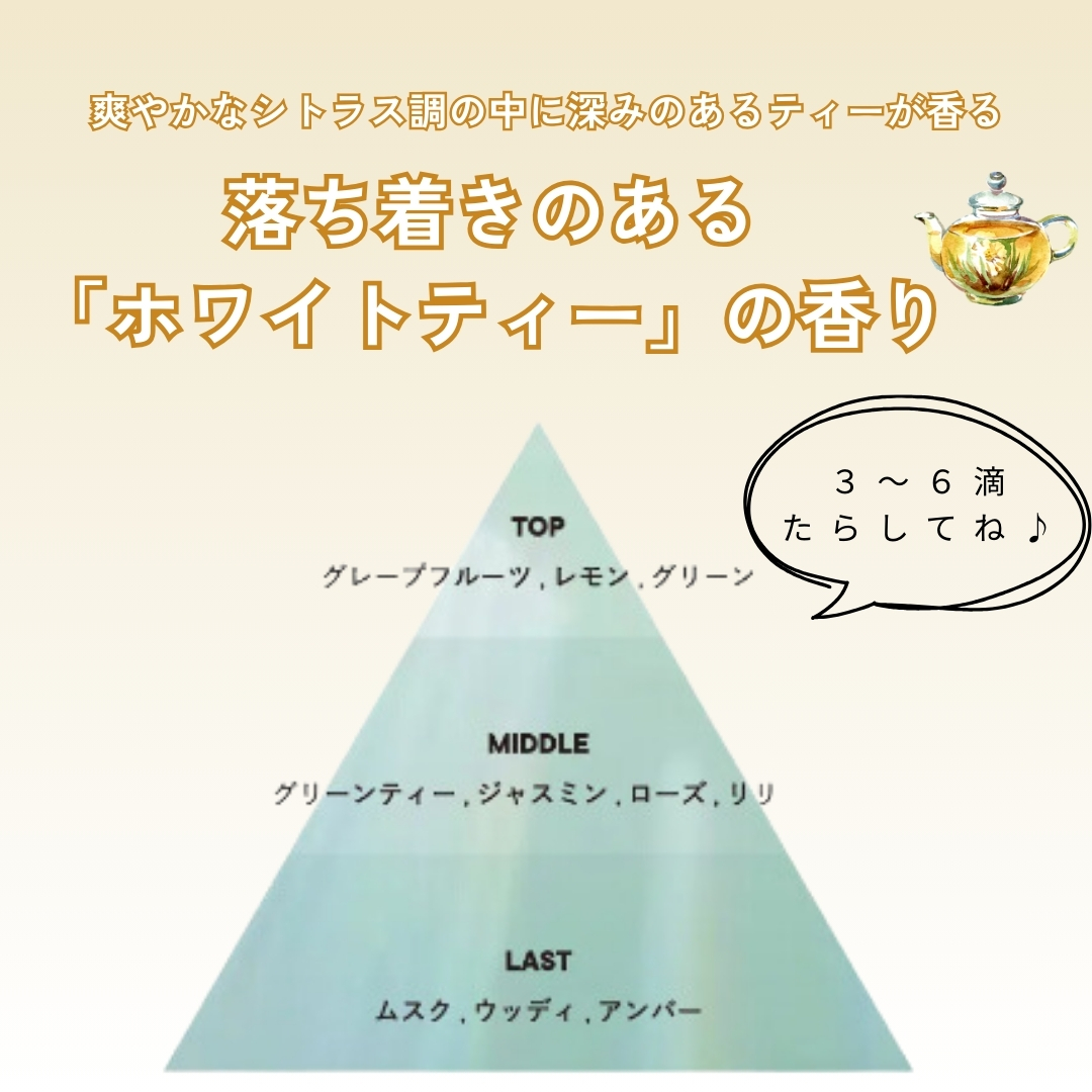 アロマオイル ホワイトリリー/SHIRO/アロマオイルを使ったクチコミ（2枚目）