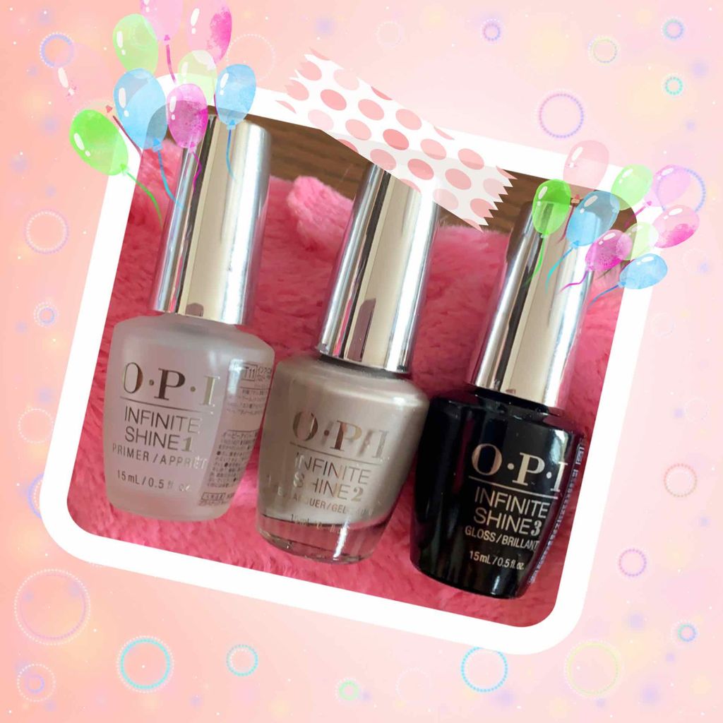 インフィニット シャイン プロステイ グロス トップコート/O・P・I/ネイルトップコートを使ったクチコミ(2枚目)