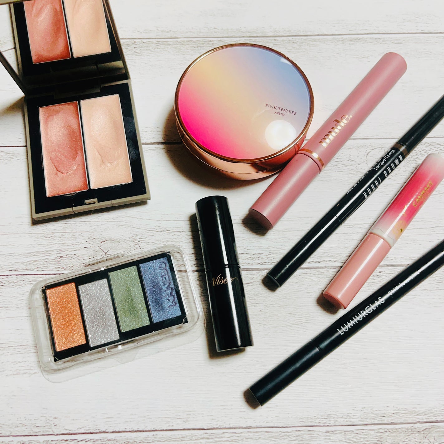 THREE シマリング グロー デュオ/THREE/クリームハイライトを使ったクチコミ(1枚目)