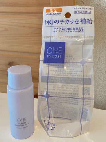 ONE BY KOSE ザ ウォーター メイトのクチコミ「シャバシャバ化粧水で
さっぱり気持ち良いのに保湿力抜群✨

お試しサイズ30mlを購入してみま.....」（1枚目）