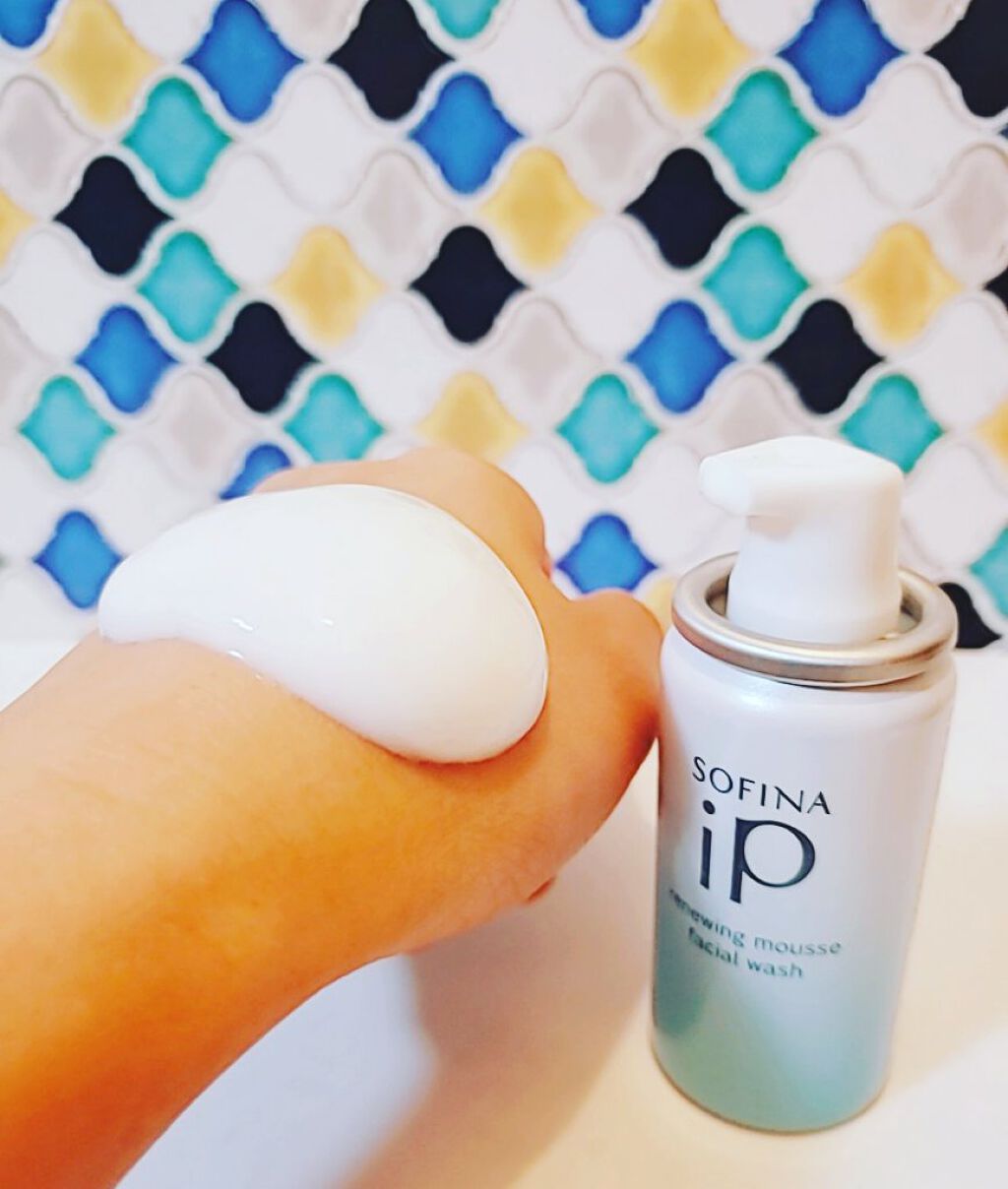 ソフィーナ iP リニュー ムース ウォッシュ/SOFINA iP/泡洗顔を使ったクチコミ（3枚目）