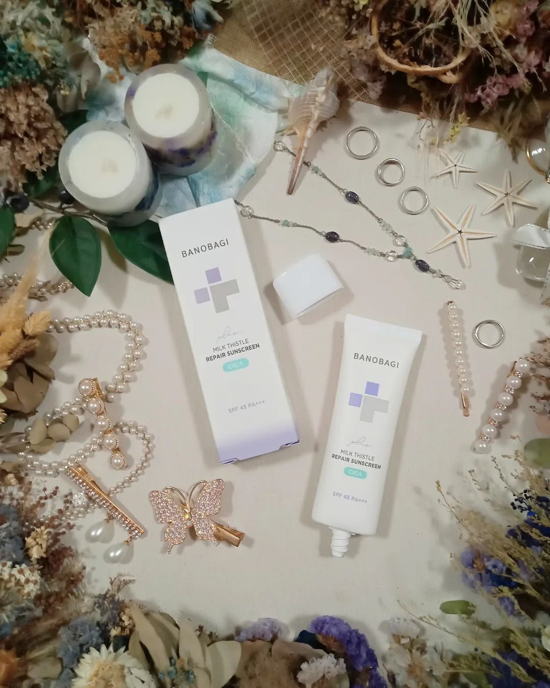 ミルクシスルリペアシカサンスクリーンプラス/BANOBAGI/日焼け止めミルクを使ったクチコミ（3枚目）