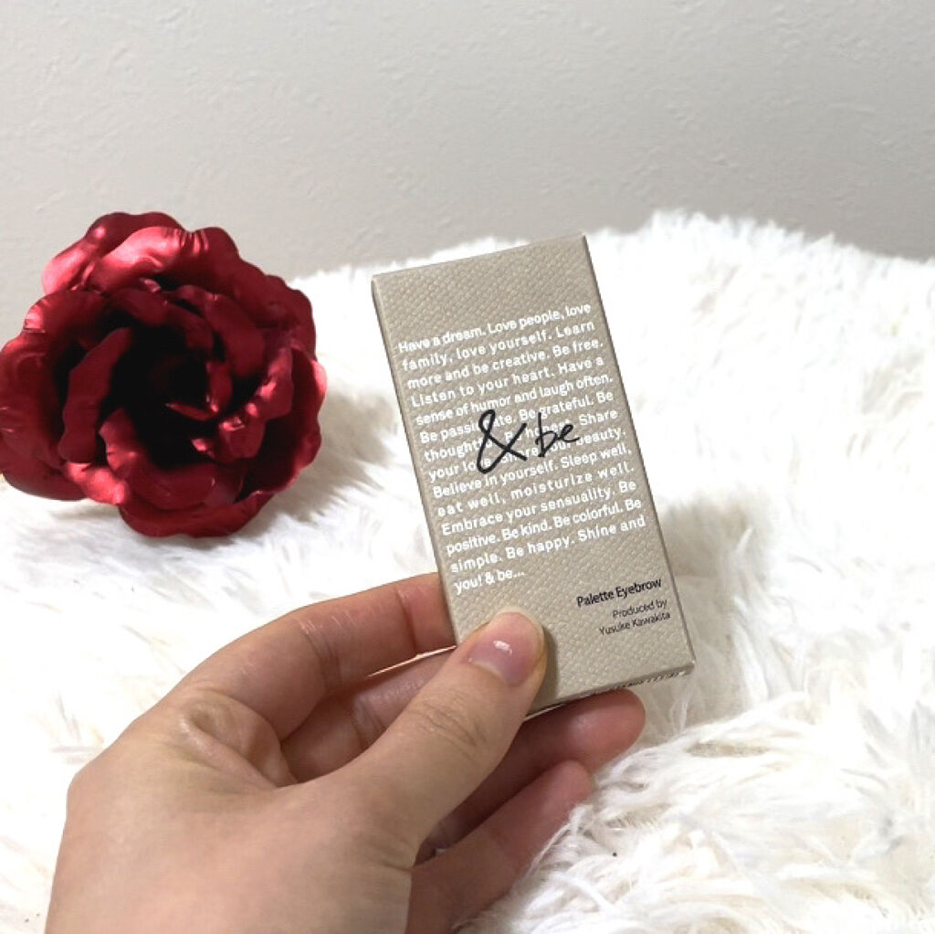 パレットアイブロウ レッドブラウン/＆be/パウダーアイブロウを使ったクチコミ（2枚目）