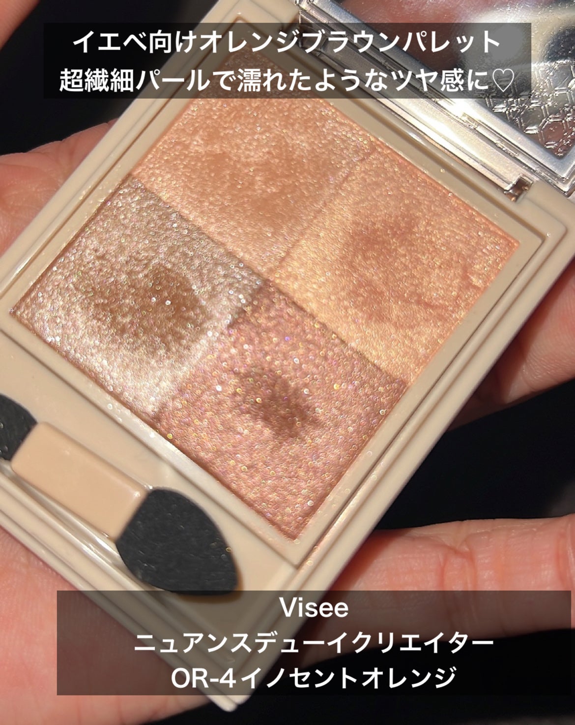 ニュアンス デューイ クリエイター/Visée/アイシャドウパレットを使ったクチコミ(2枚目)