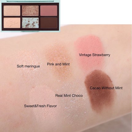 プレイカラーアイズミニ チョコミント/ETUDE/アイシャドウパレットを使ったクチコミ(4枚目)