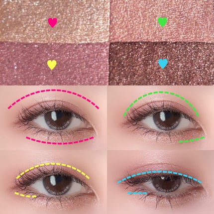 ニュアンス デューイ クリエイター/Visée/アイシャドウパレットを使ったクチコミ(4枚目)